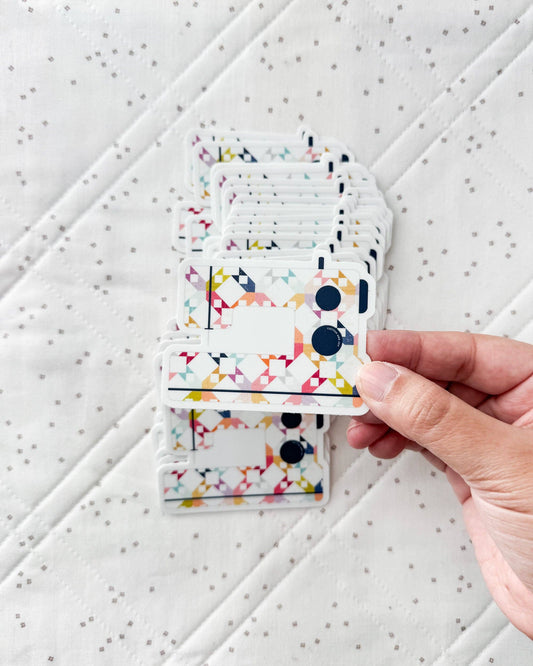 Cotton and Joy - Sewing Machine Sticker