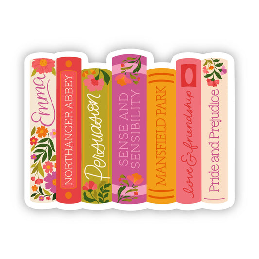 Elyse Breanne Design - Jane Austen Collection Sticker, 3x2.2in