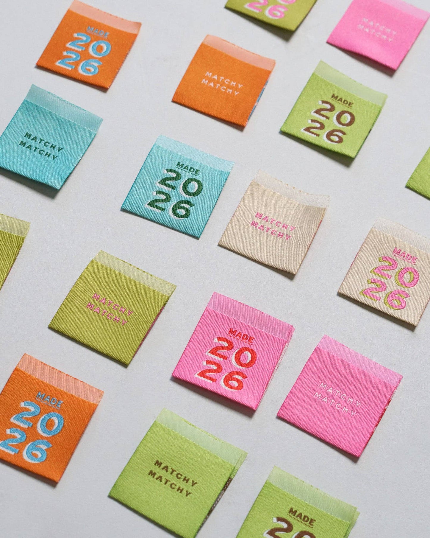 Matchy Matchy Sewing Club - 2026 Square Garment Labels