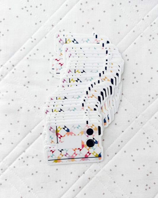 Cotton and Joy - Sewing Machine Sticker
