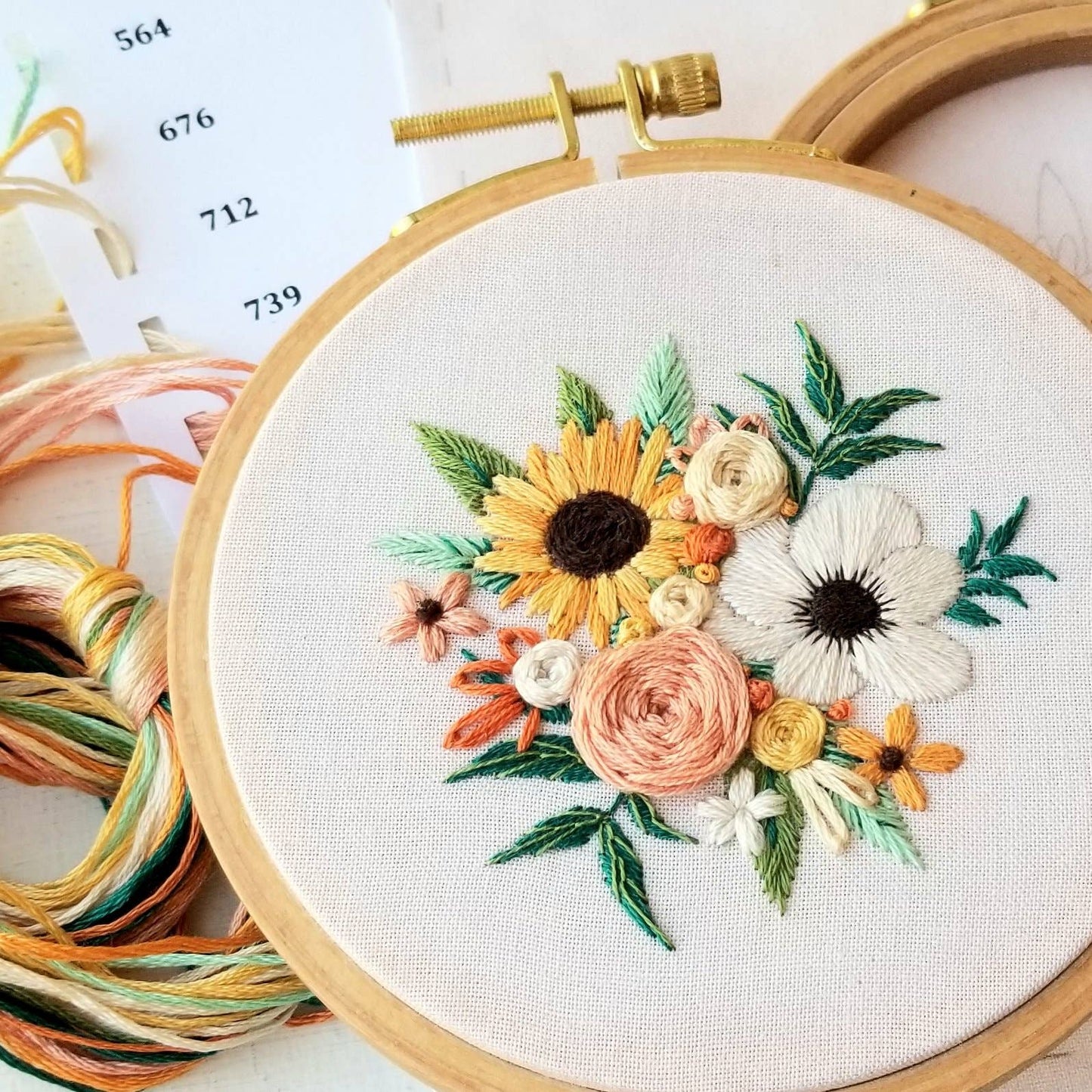 Jessica Long Embroidery - Cozy Harvest Beginner Embroidery Kit