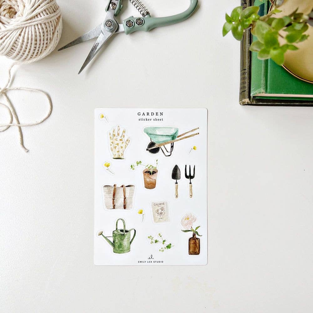 emily lex studio - Garden sticker sheets