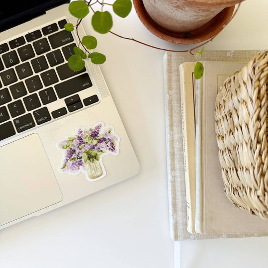 emily lex studio - Lilac bouquet sticker