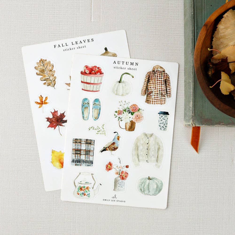 emily lex studio - Autumn sticker sheets