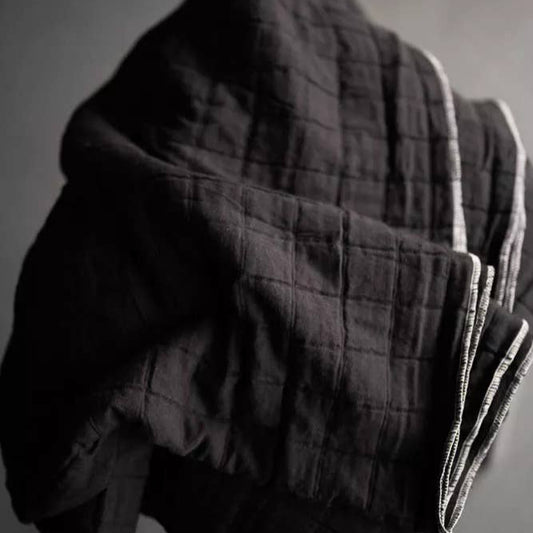 Merchant and Mills - Lunar Black Jacquard Cotton