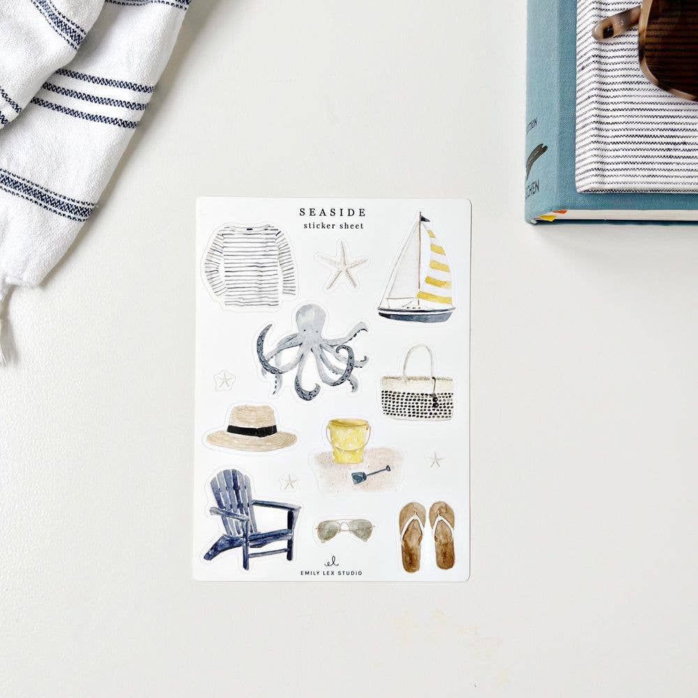 emily lex studio - Seaside sticker sheets