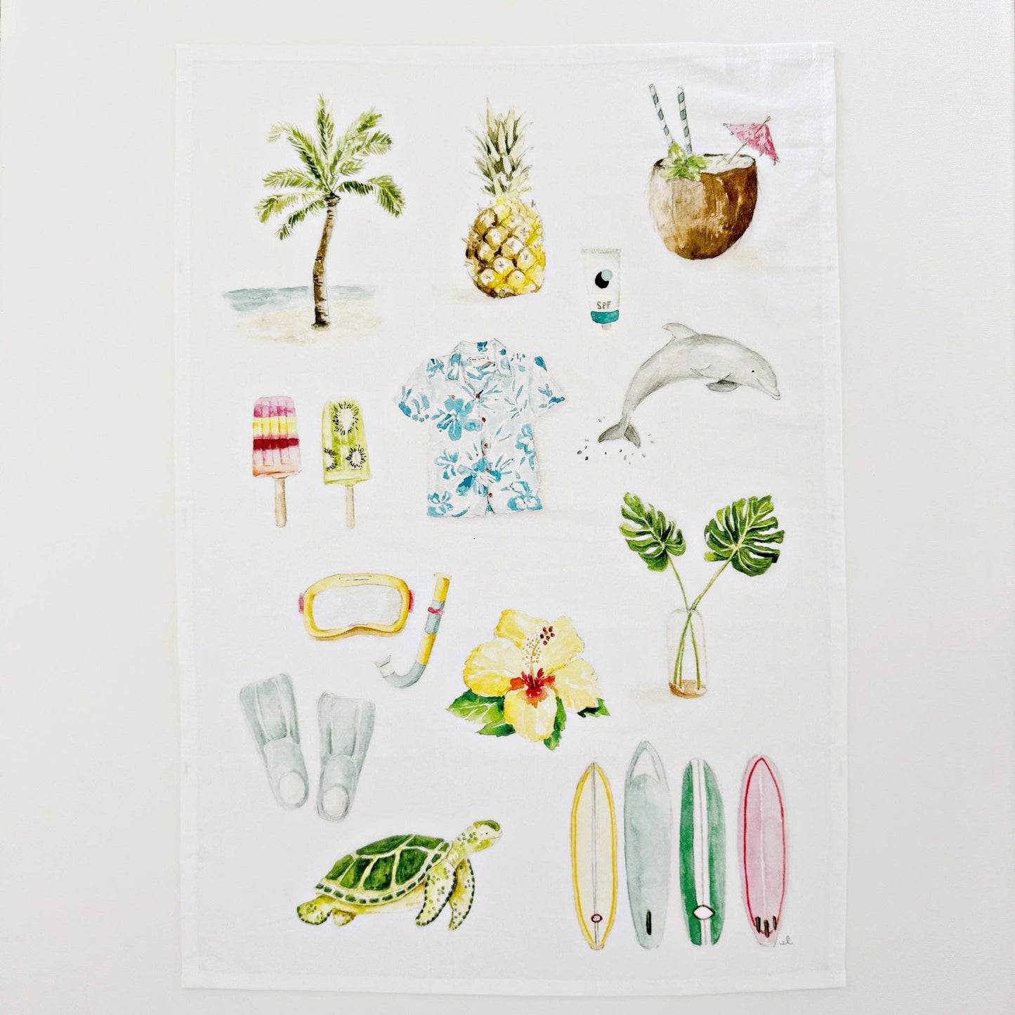 emily lex studio - Tropical tea towel