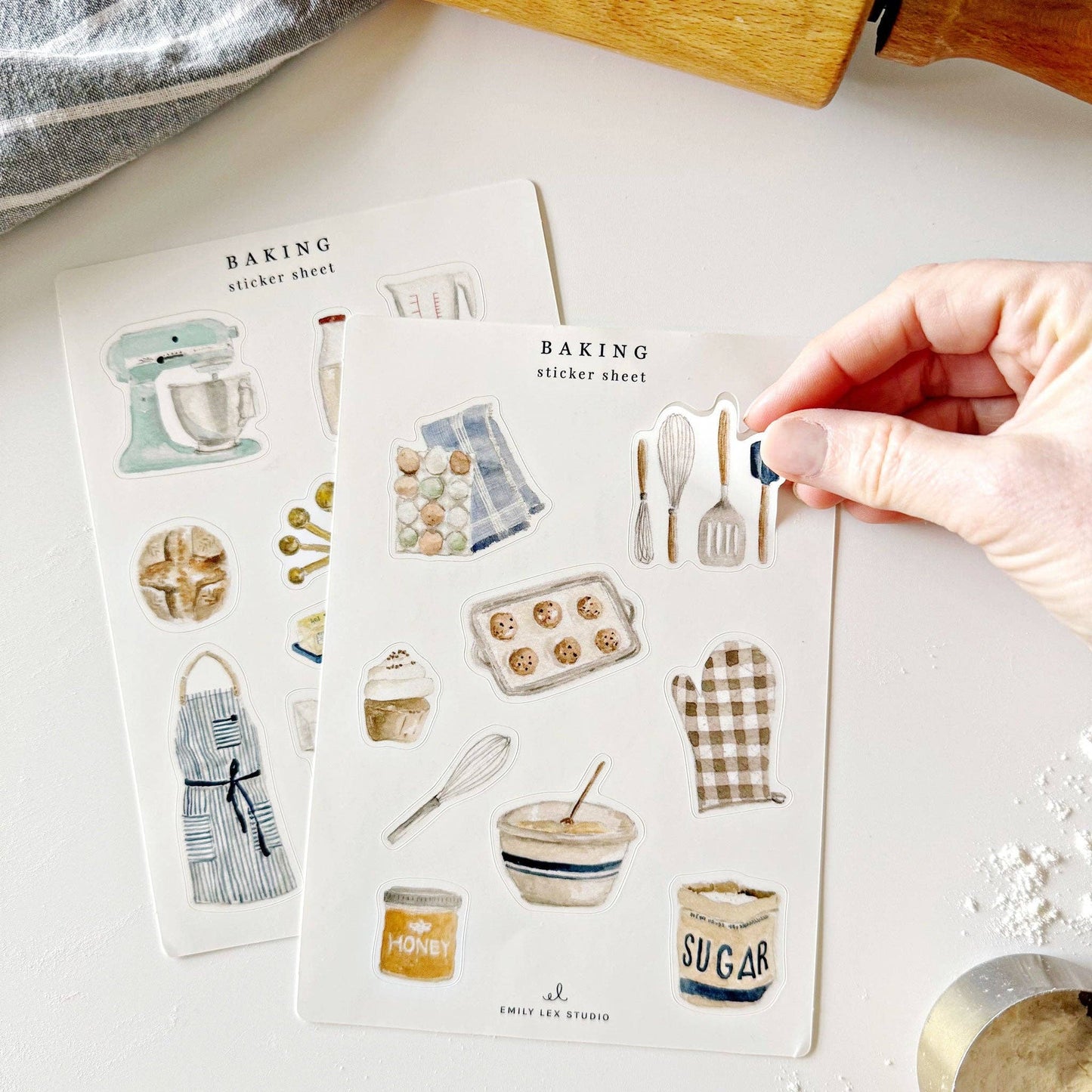 emily lex studio - Baking sticker sheet