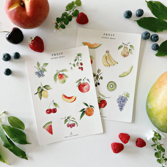 emily lex studio - Fruit sticker sheets