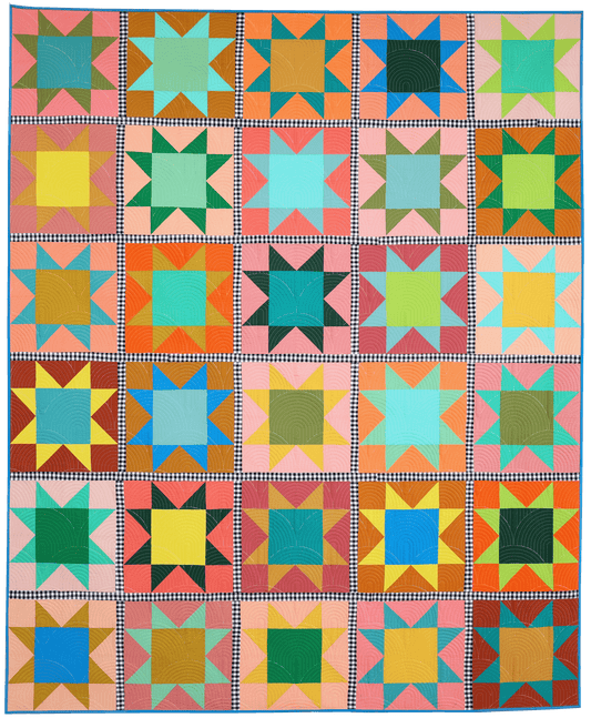 Star Adventure Quilt Paper Pattern | Then Came June