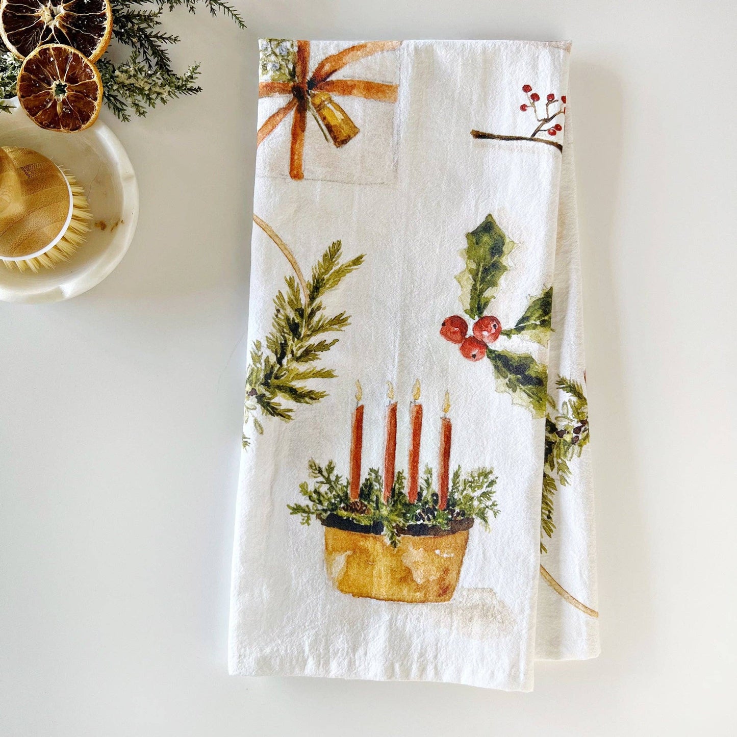 emily lex studio - Yuletide tea towel