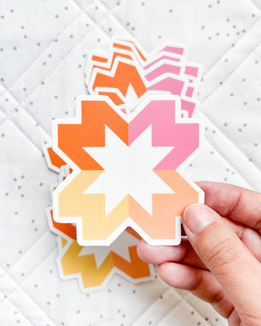 Cotton and Joy - Starlight Orange Sticker