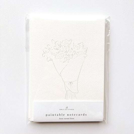emily lex studio - Love sweet love paintable notecard