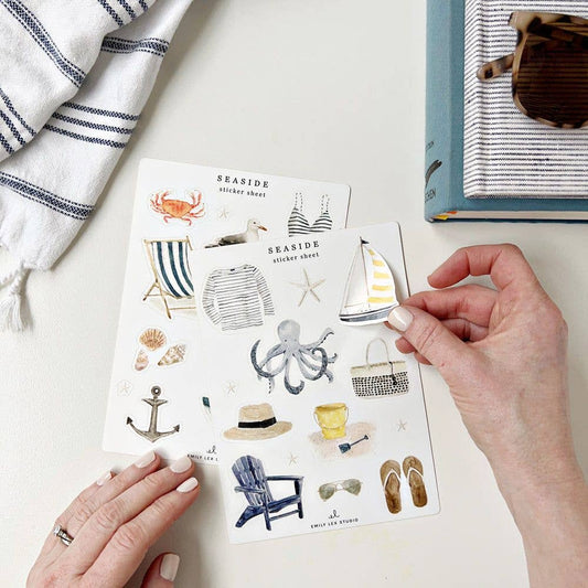emily lex studio - Seaside sticker sheets
