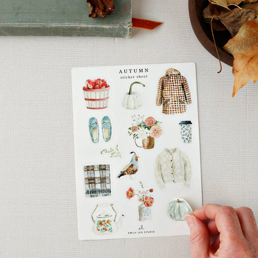 emily lex studio - Autumn sticker sheets