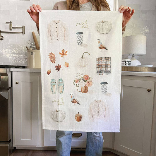 emily lex studio - Autumn tea towel