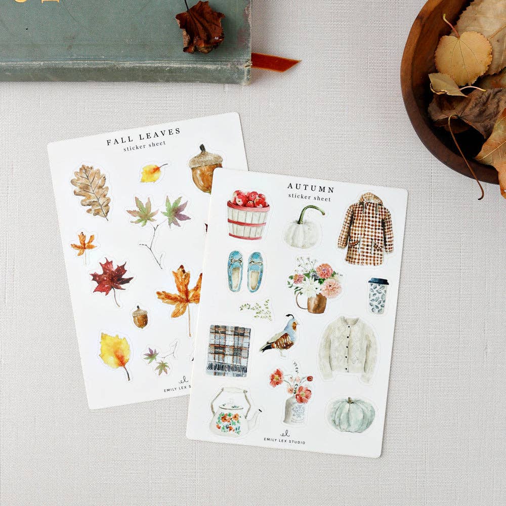 emily lex studio - Autumn sticker sheets