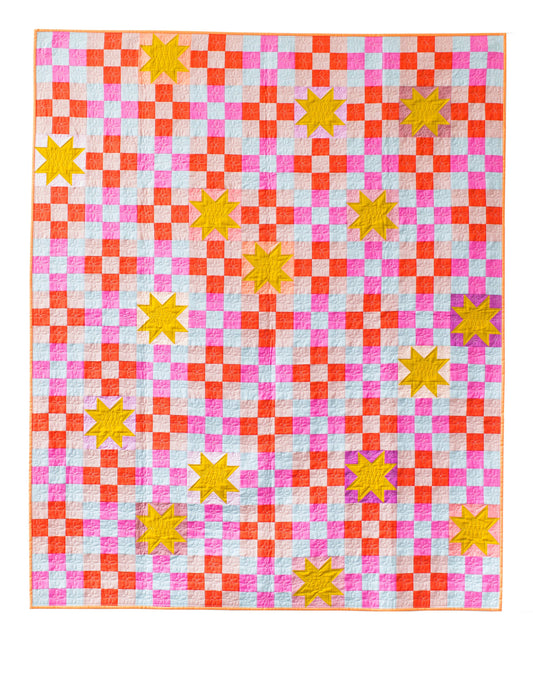 Campfire Glow Quilt Printed Paper Pattern | Then Came June