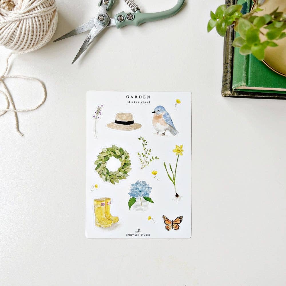 emily lex studio - Garden sticker sheets
