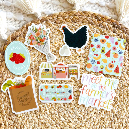 Elyse Breanne Design - Clear Hen Sticker 2.75x2.75in