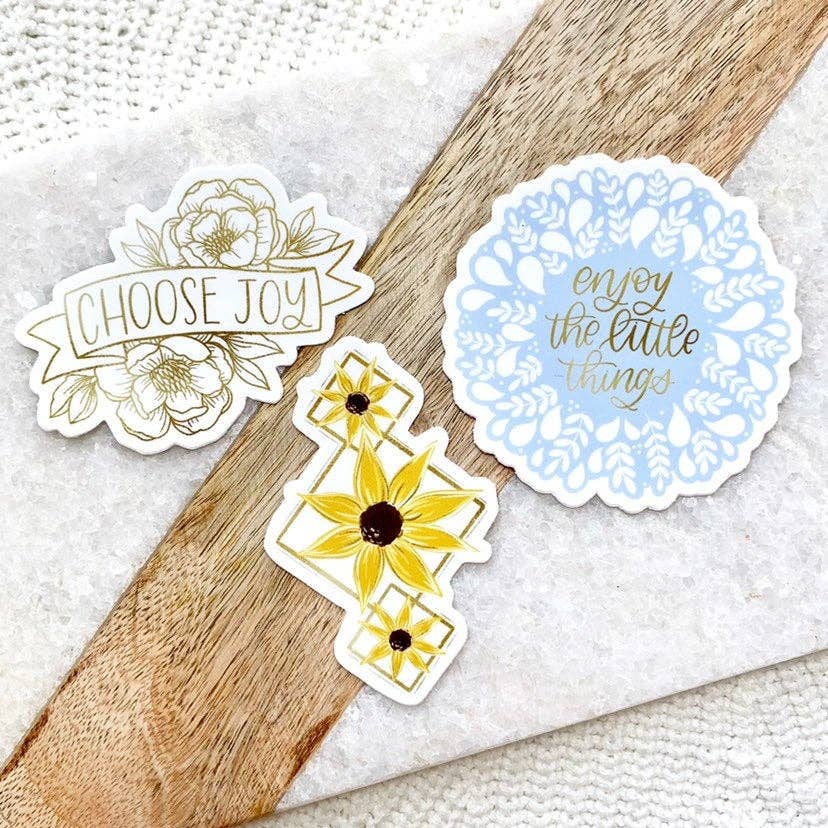 Elyse Breanne Design - Choose Joy Sticker 3x2in