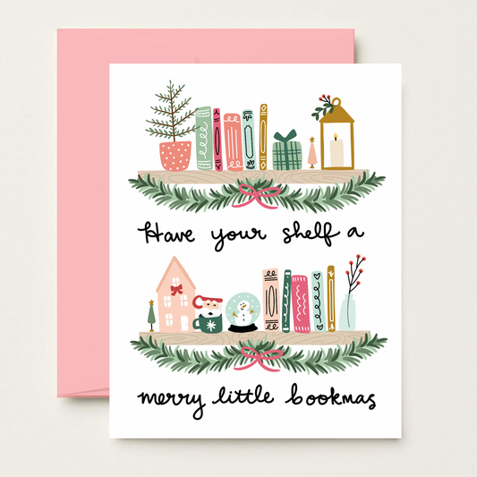 Makerie Day - Christmas Merry Bookmas - Greeting Card