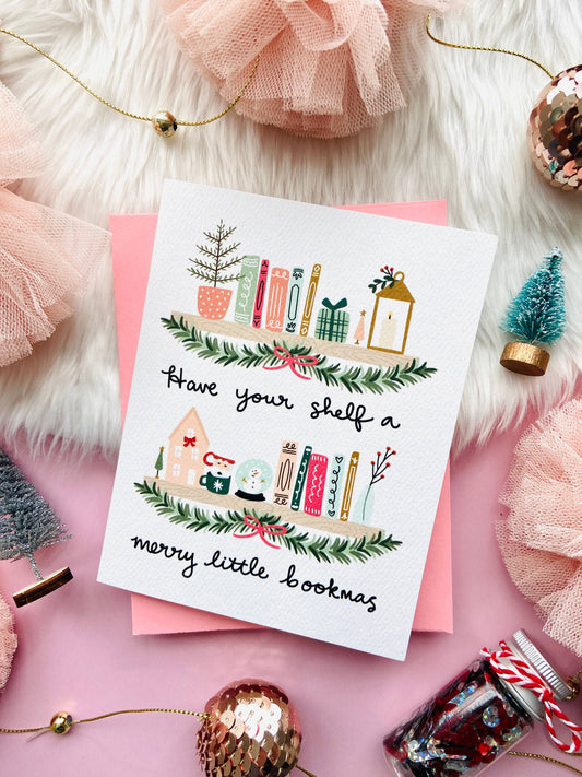 Makerie Day - Christmas Merry Bookmas - Greeting Card