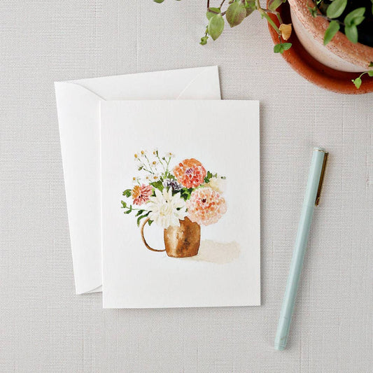 emily lex studio - Dahlia bouquet notecards