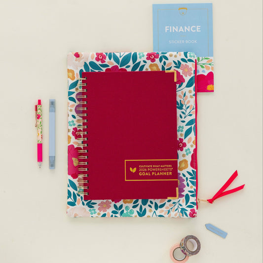 Cultivate What Matters - 2026 One-Year PowerSheets® Goal Planner | Berry