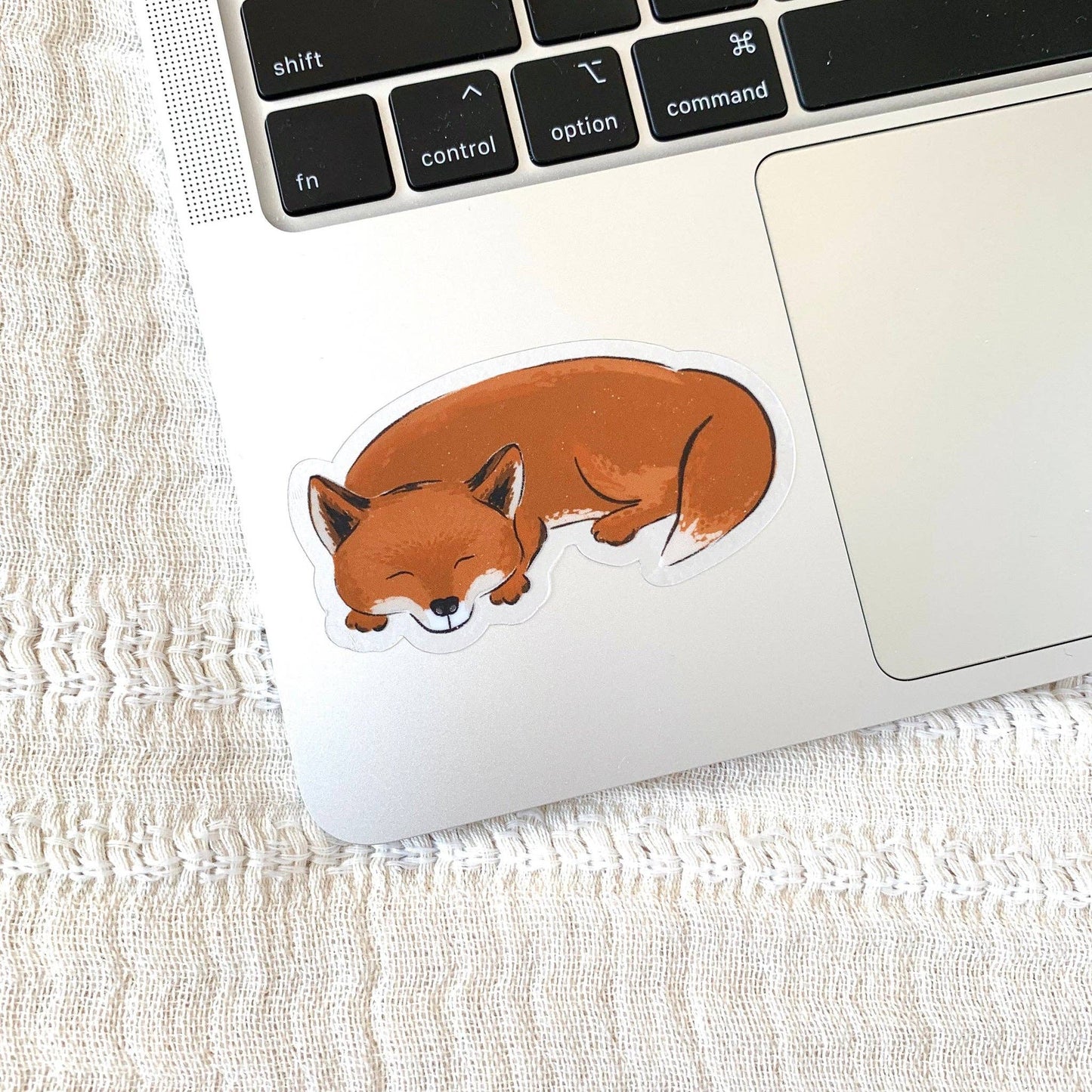 Elyse Breanne Design - Clear Fox Sticker, 3x2 in.