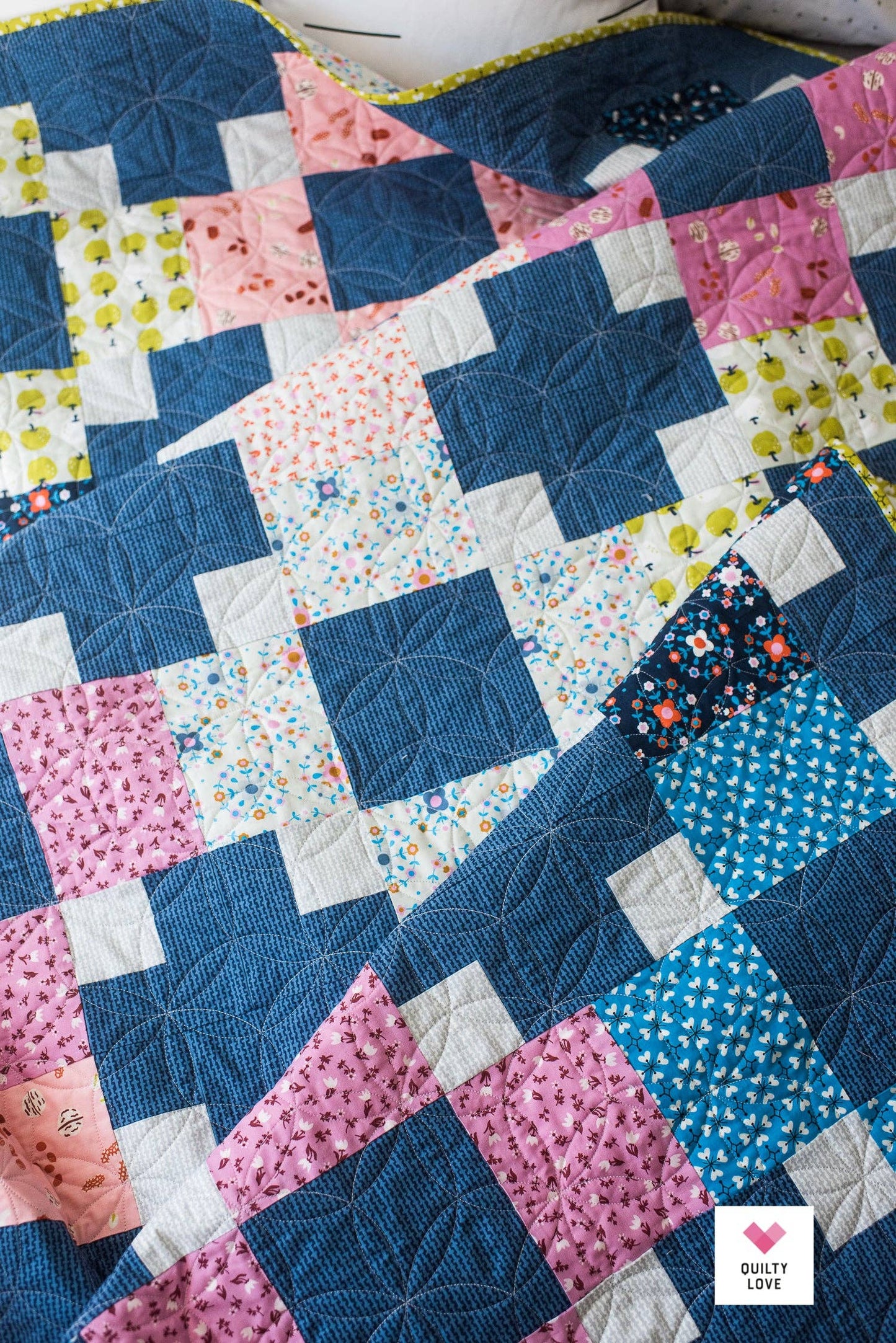 Quilty Love - Hopscotch II PAPER Quilt Pattern