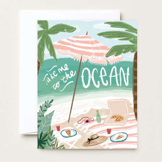 Makerie Day - Take me to the Ocean - Greeting Card