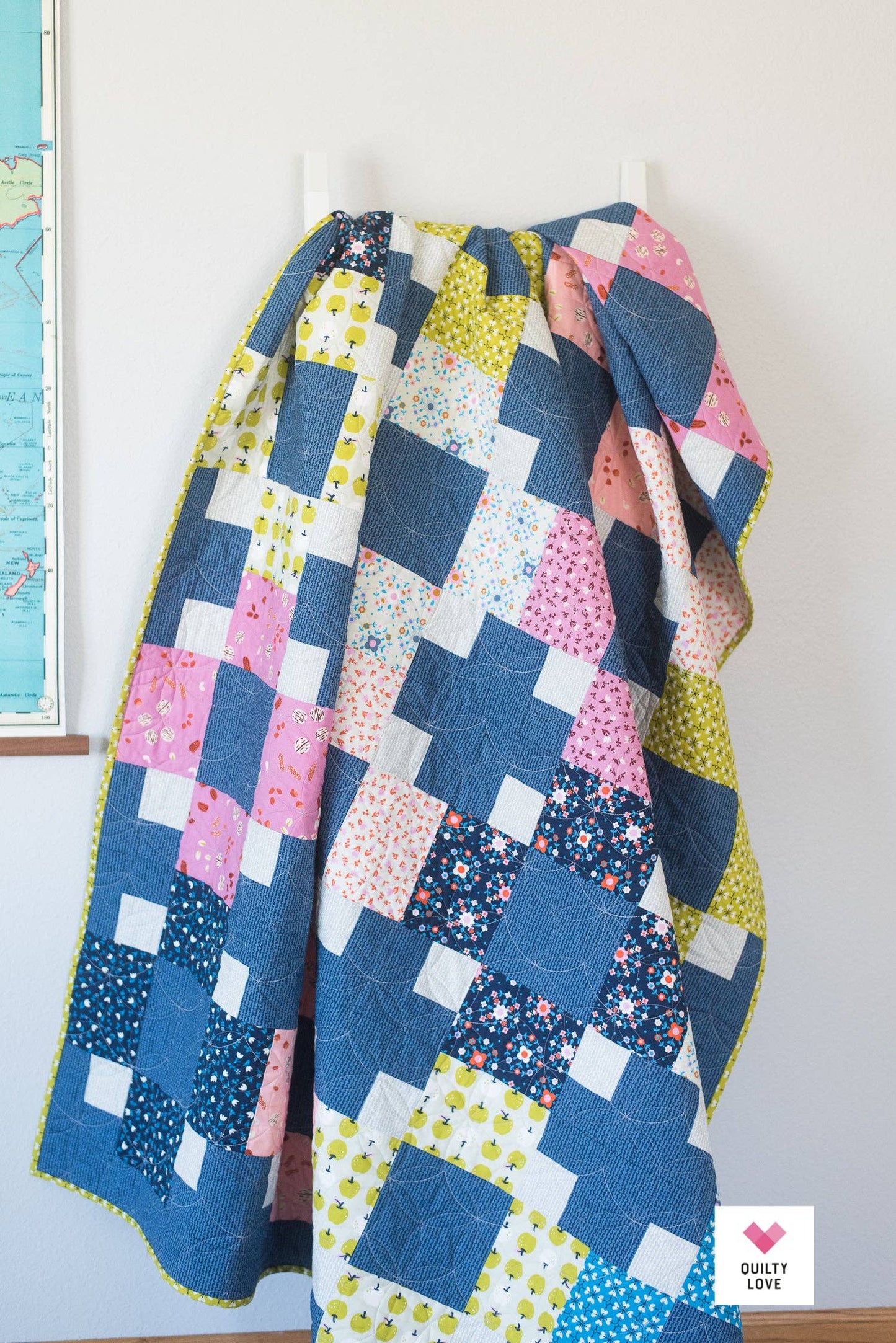 Quilty Love - Hopscotch II PAPER Quilt Pattern