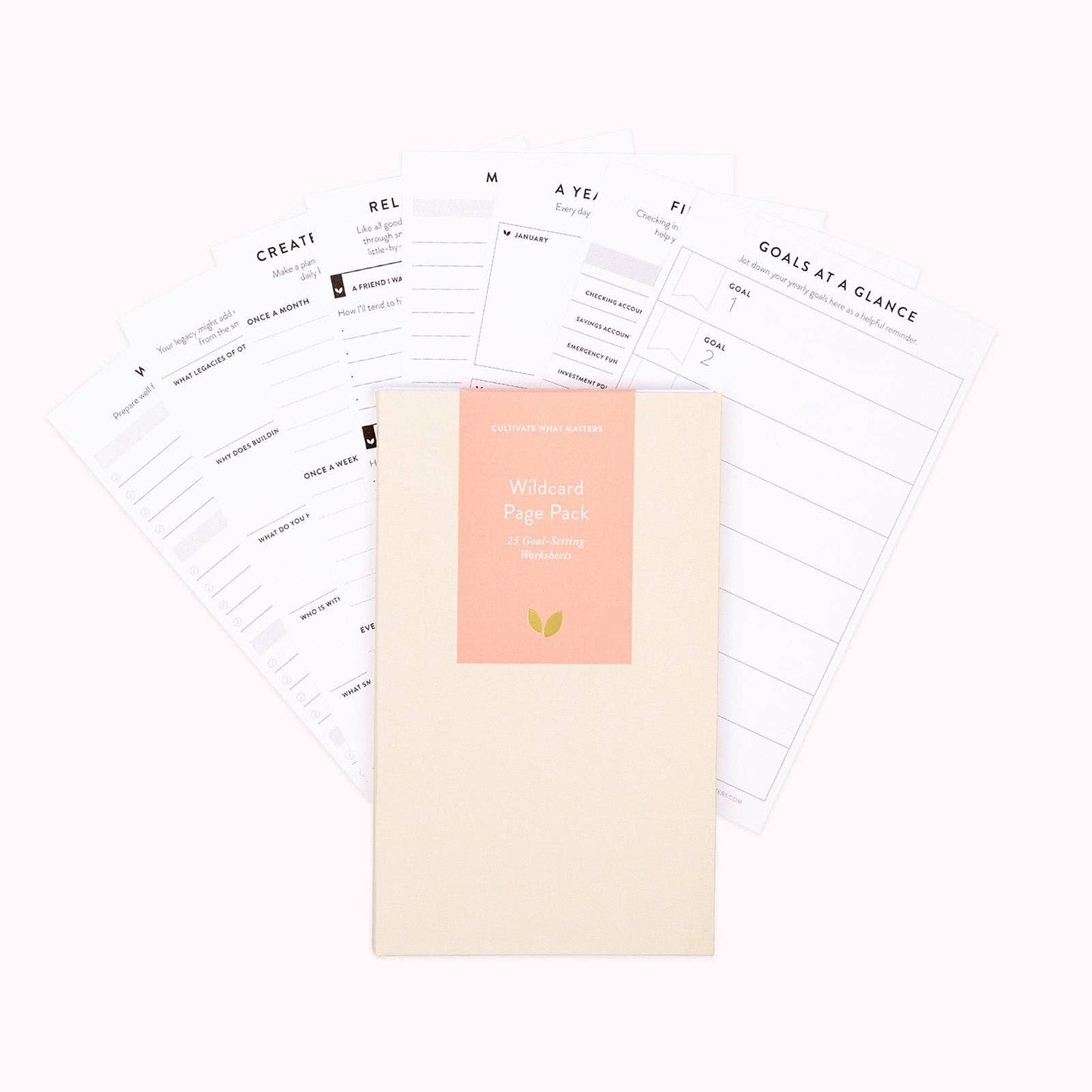 Cultivate What Matters - Wildcard Page Pack