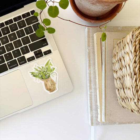 emily lex studio - Lily of the valley sticker