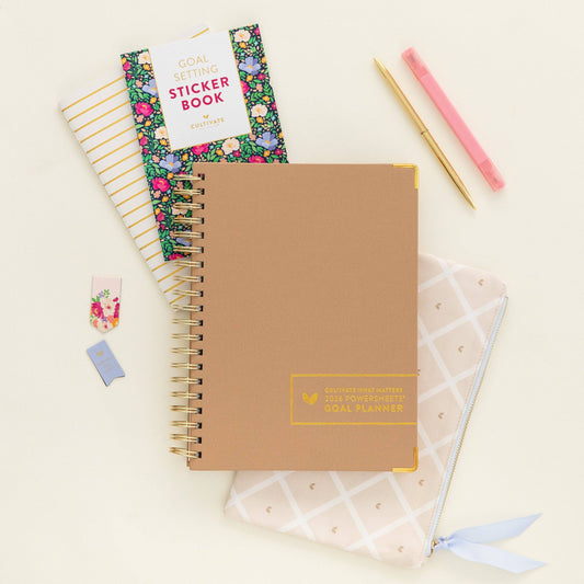 Cultivate What Matters - 2026 One-Year PowerSheets® Goal Planner | Acorn