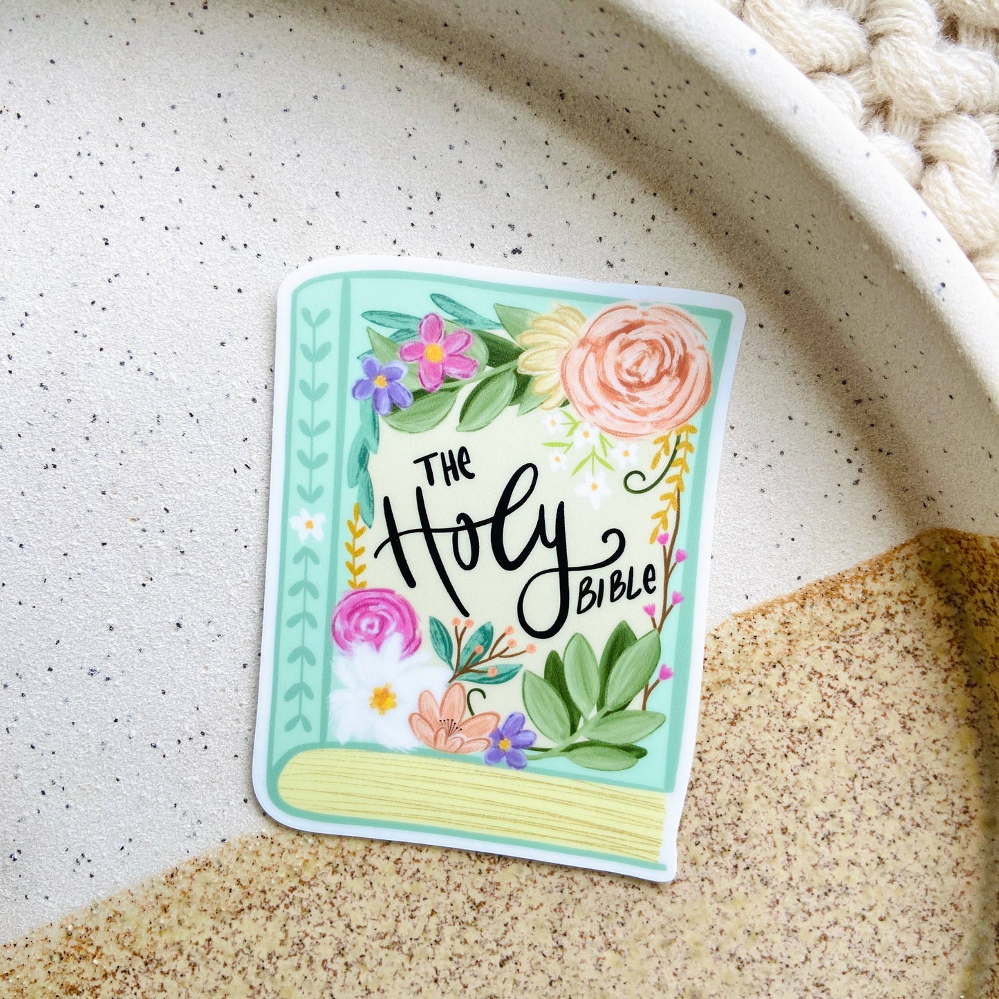 Makerie Day - Holy Bible Floral Sticker