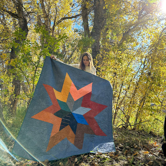 Plains and Pine - PP-16 Trailing Star Quilt Pattern