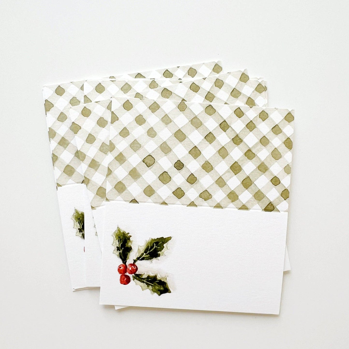 emily lex studio - Holly berry place cards