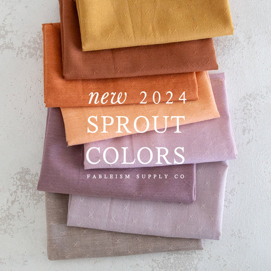 New Sprout Woven Half Yard bundle | Fableism Supply Co. | PRE-Order