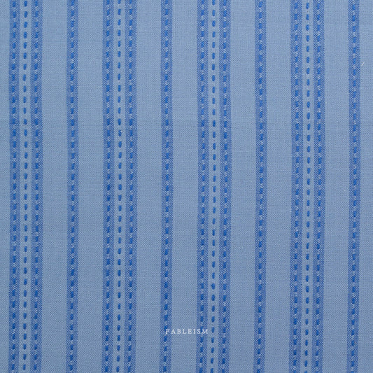 Stitch Stripe in Blue | Fine & Dandy | Fableism | FND-10-SSP-BLUE