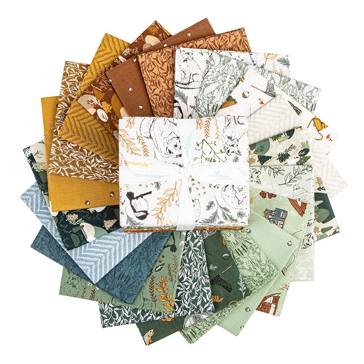Let's Wander Fat Quarter Bundle | Riley and Blake Designs