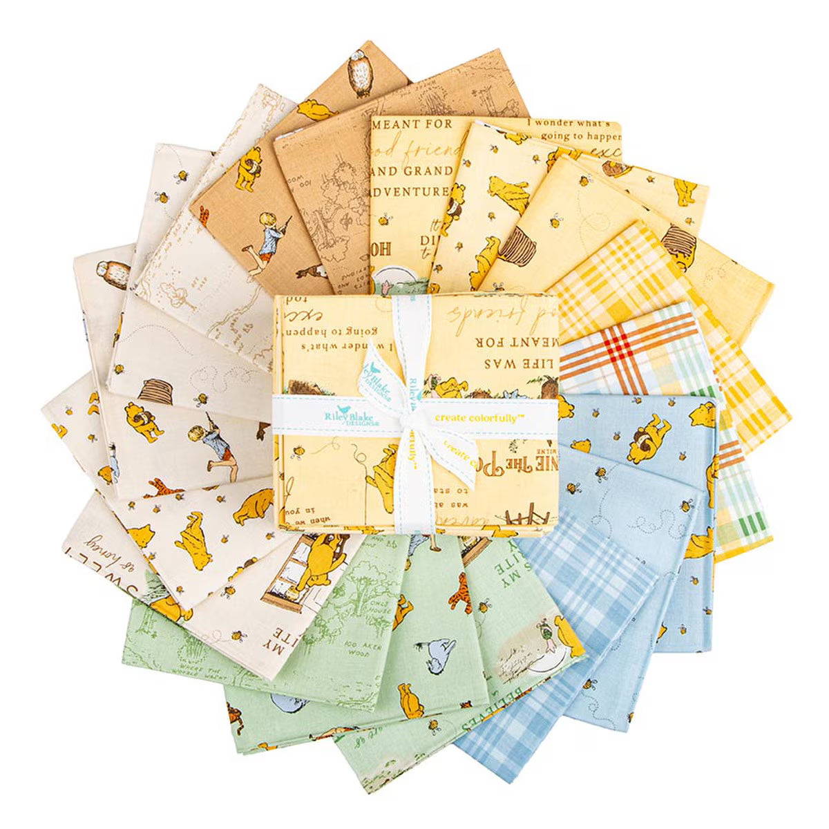 Winnie the Pooh Fat Quarter Bundle | Riley and Blake Designs