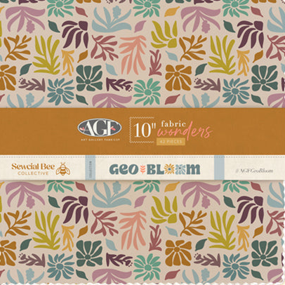 GeoBloom | 10" Fabric Wonders | AGF Sewcial Bee Collective