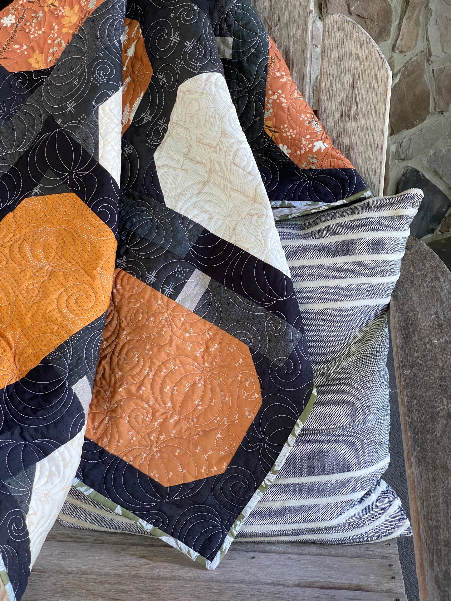 Scrappy Pumpkin Quilt Kit