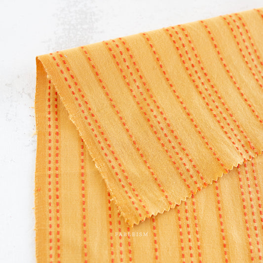 Lucky Loom | Stitch Stripe in Turmeric | Fableism