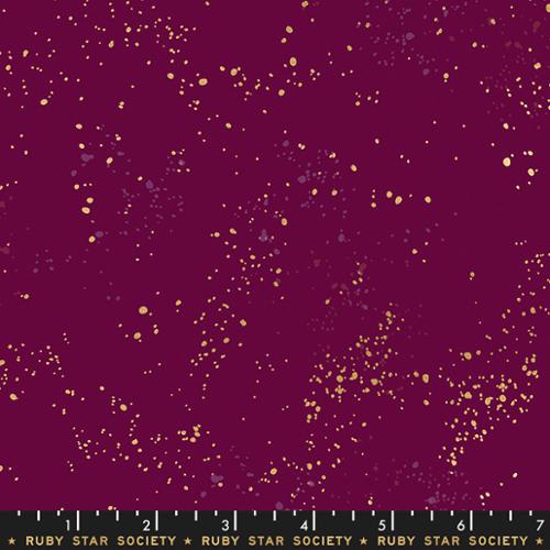Speckled Metallic Purple Velvet | Ruby Star Society