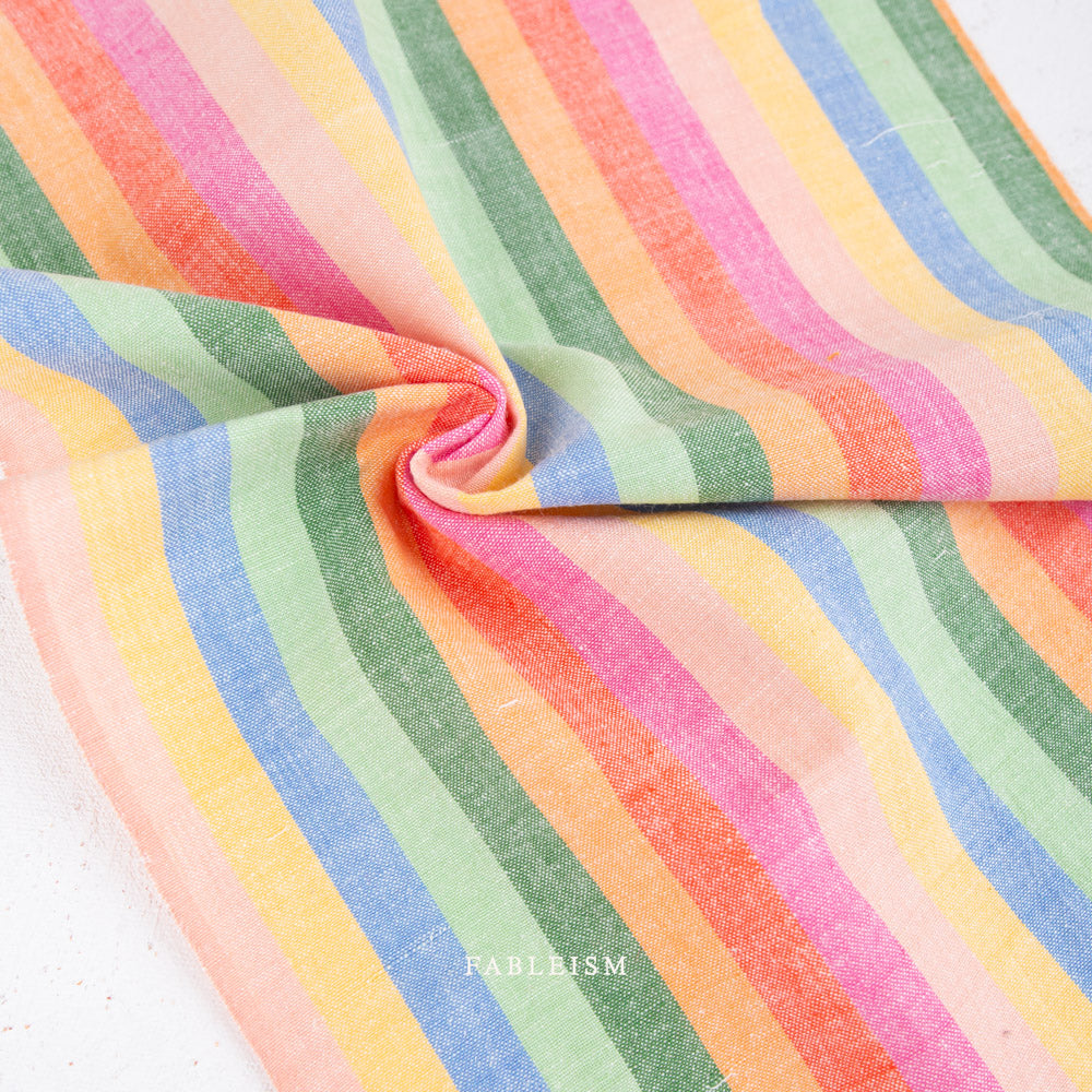 Pre-Order | 1/2″ Meadow Stripe in Wildflower | SWM-201-MST-WILDFLOWER | Swedish Meadow | Fableism Supply Co.