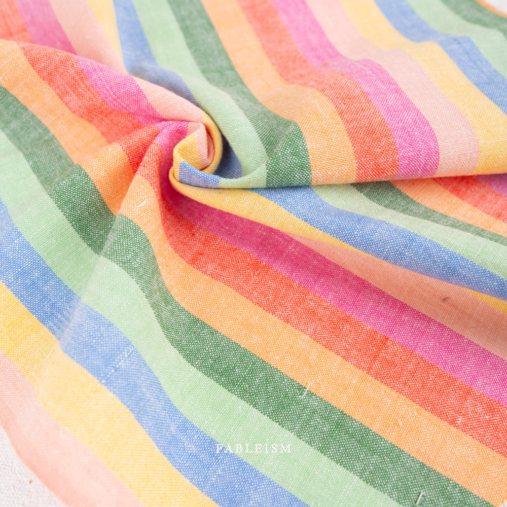 Pre-Order | 1/2″ Meadow Stripe in Wildflower | SWM-201-MST-WILDFLOWER | Swedish Meadow | Fableism Supply Co.