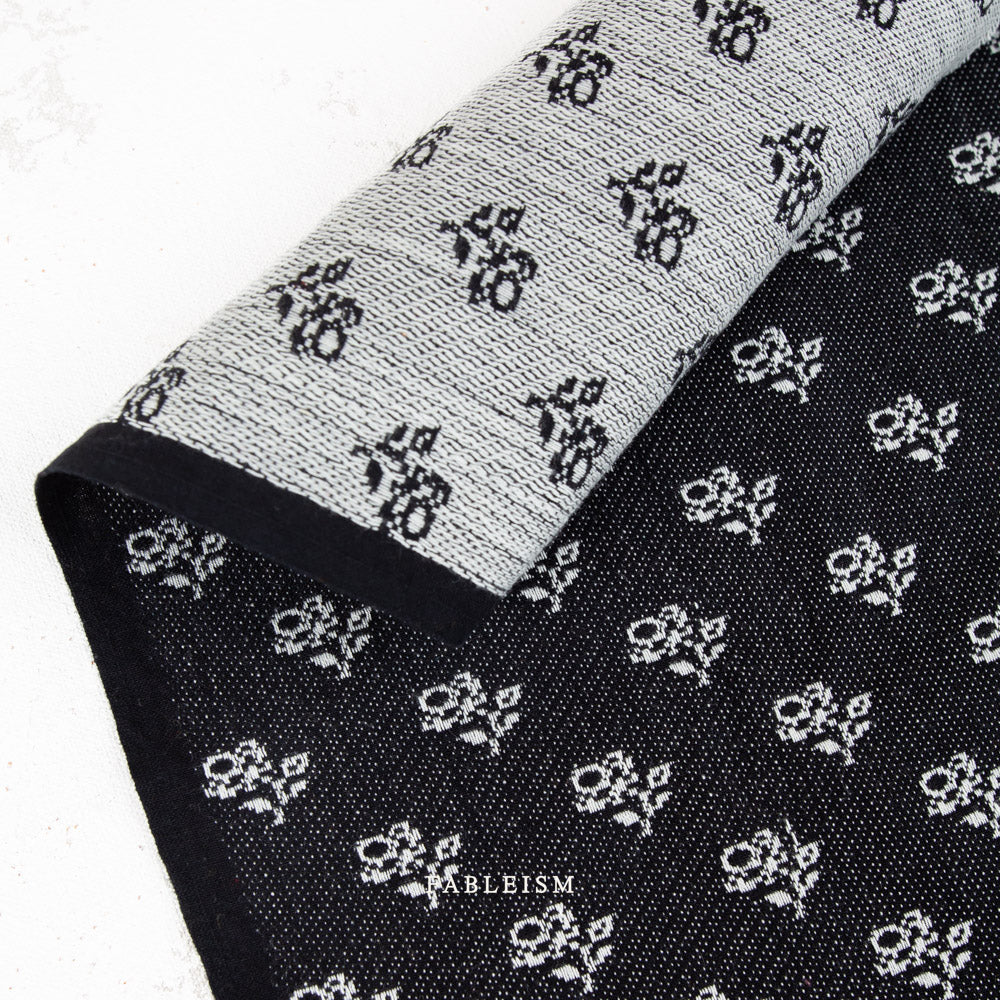Pre-Order | Mini Roses in Night (Jacquard) | SWM-205-MNR-NIGHT | Swedish Meadow | Fableism Supply Co.
